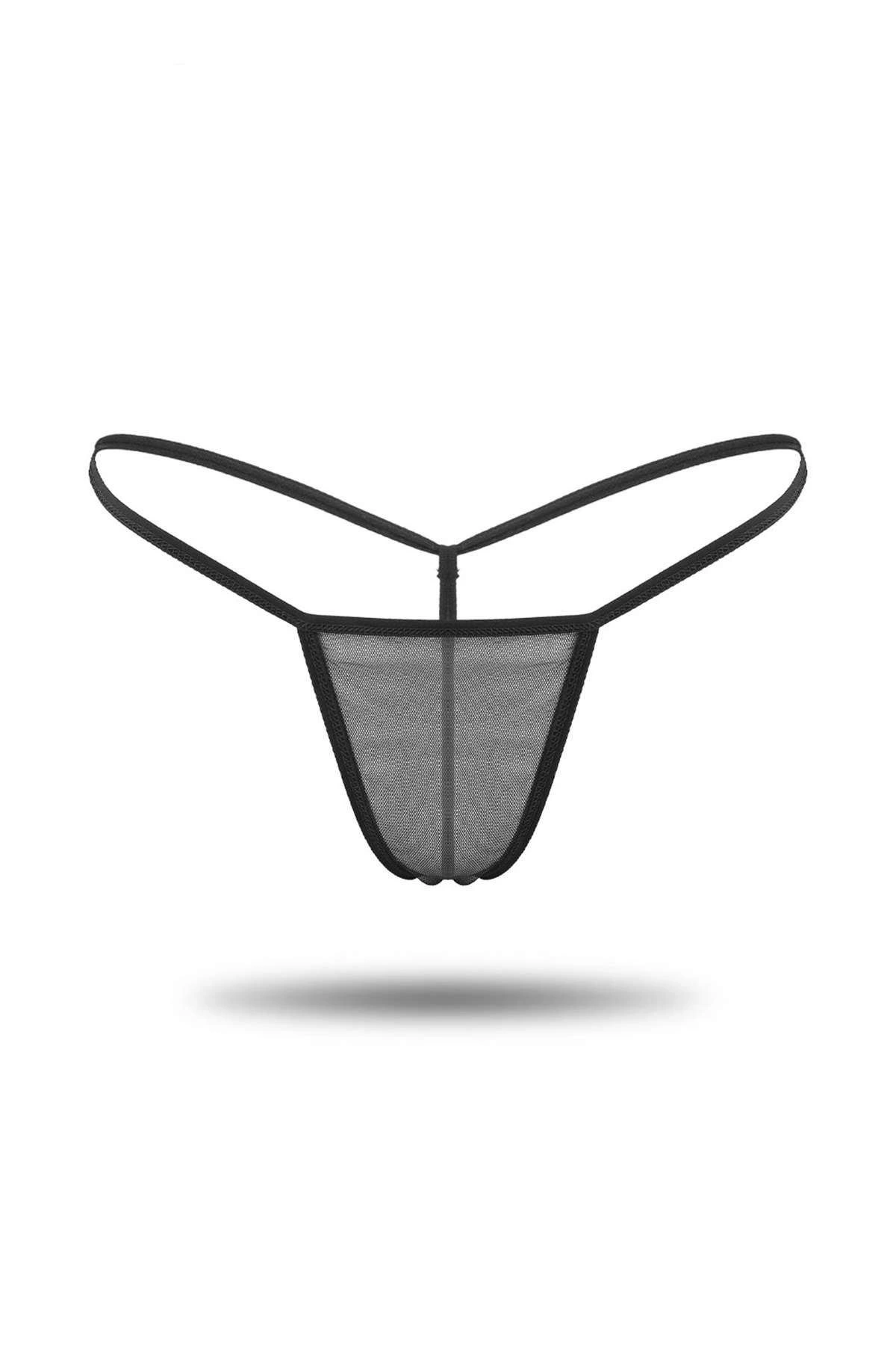 Siyah Tül Tanga TM1114 - 3