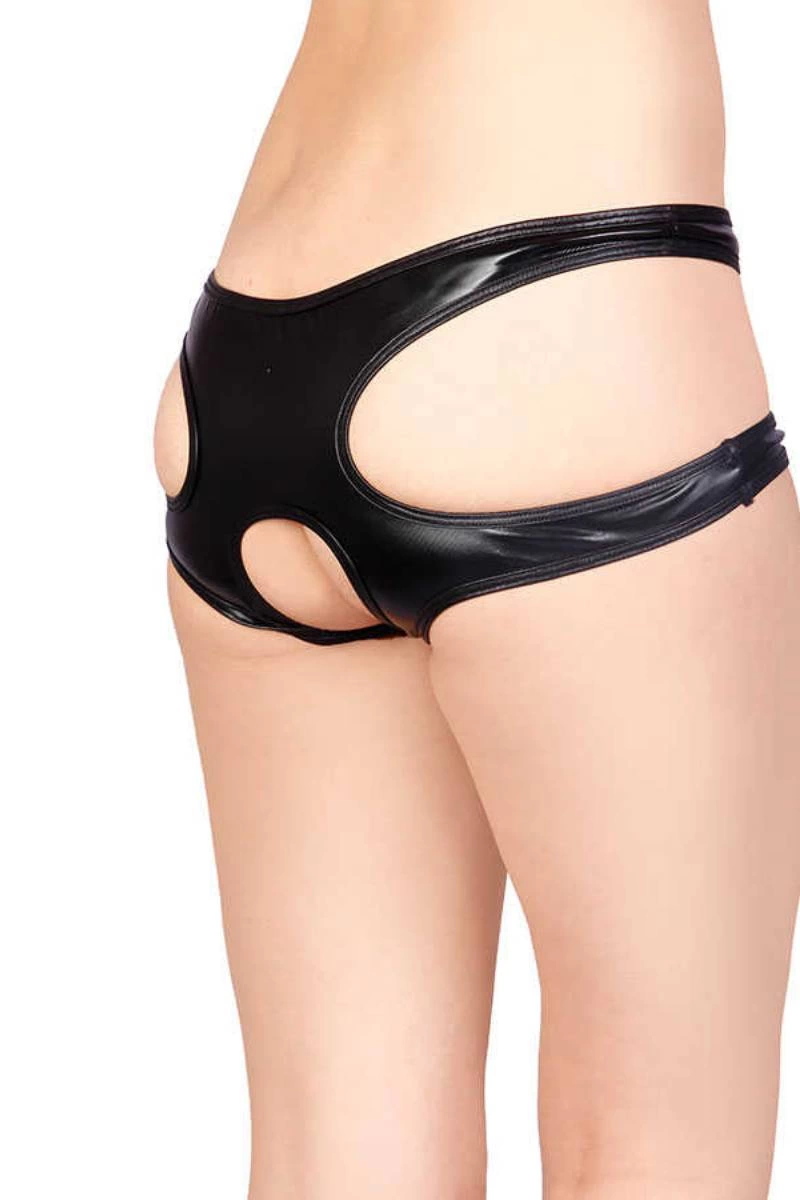 Siyah Özel Bölgesi Açık Seksi Külot TM1172 - 3